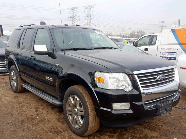 1FMEU75818UA94469 - 2008 FORD EXPLORER L BLACK photo 1