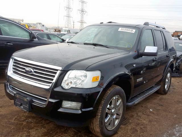 1FMEU75818UA94469 - 2008 FORD EXPLORER L BLACK photo 2