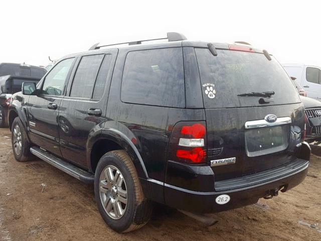 1FMEU75818UA94469 - 2008 FORD EXPLORER L BLACK photo 3