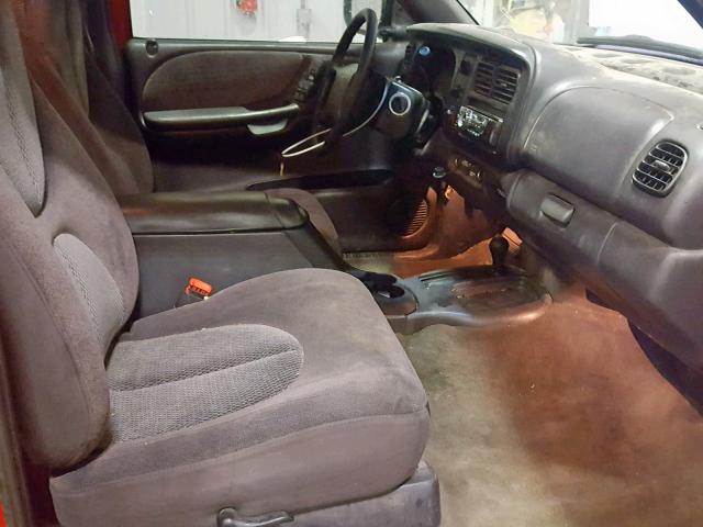 1B7GG22Y4WS573411 - 1998 DODGE DAKOTA RED photo 5