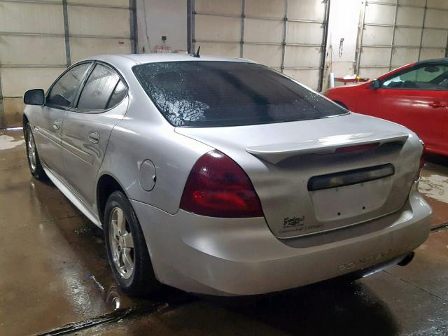 2G2WP552481137198 - 2008 PONTIAC GRAND PRIX SILVER photo 3
