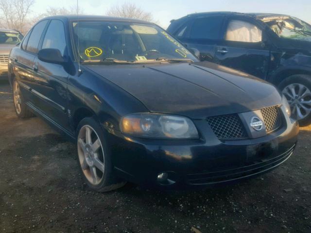 3N1AB51A56L607139 - 2006 NISSAN SENTRA SE- BLACK photo 1