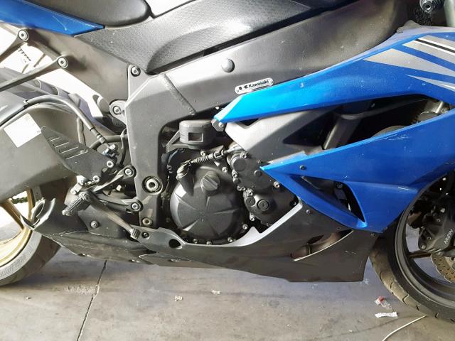 JKAZX4R109A010910 - 2009 KAWASAKI ZX600 R BLACK photo 7