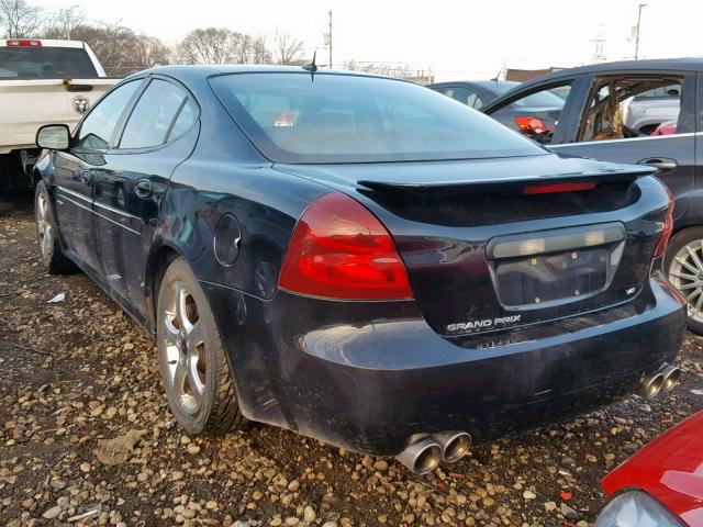 2G2WC55C261169908 - 2006 PONTIAC GRAND PRIX შავი ფოტო 3