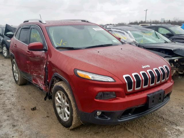 1C4PJMCB2FW528340 - 2015 JEEP CHEROKEE L RED photo 1