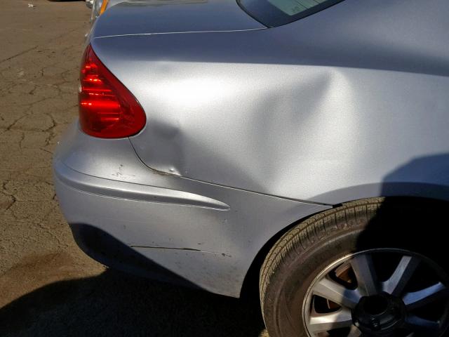 2G4WD582361105013 - 2006 BUICK LACROSSE C SILVER photo 9