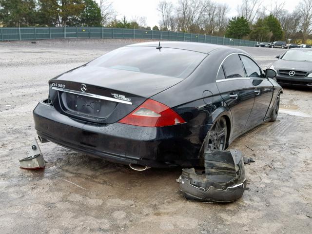 WDDDJ75X96A020429 - 2006 MERCEDES-BENZ CLS 500C BLACK photo 4