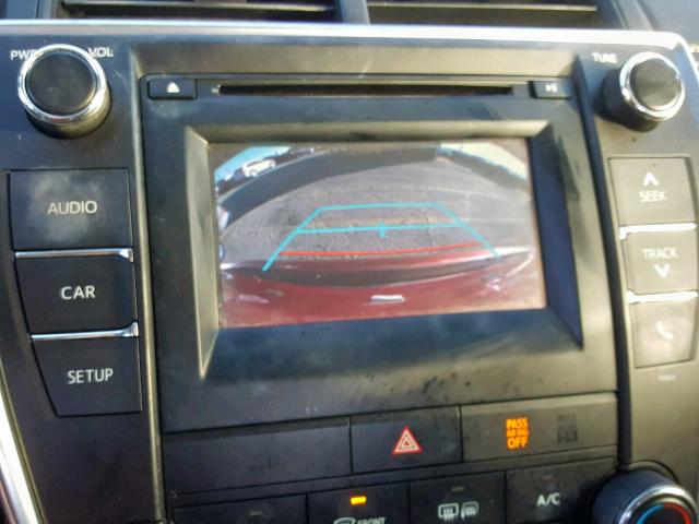 4T1BF1FK0FU898702 - 2015 TOYOTA CAMRY LE BURGUNDY photo 9