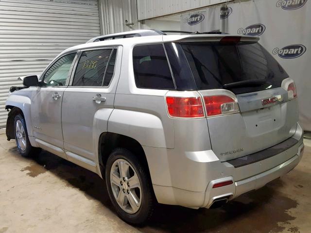 2GKALYEK0D6163155 - 2013 GMC TERRAIN DE SILVER photo 3