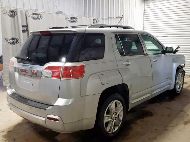 2GKALYEK0D6163155 - 2013 GMC TERRAIN DE SILVER photo 4