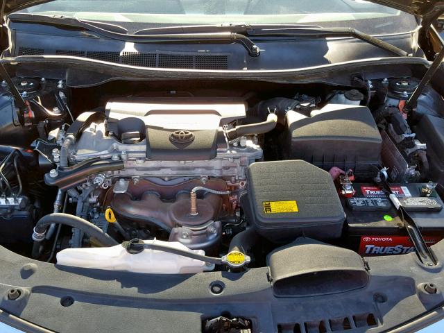 4T4BF1FK1CR174826 - 2012 TOYOTA CAMRY BASE BLACK photo 7