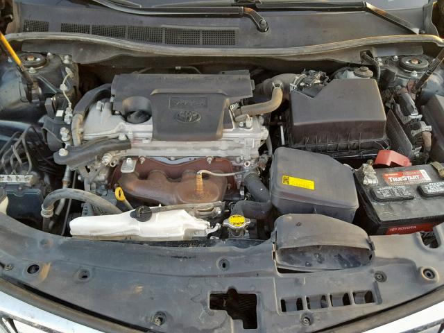 4T4BF1FK8CR169347 - 2012 TOYOTA CAMRY BASE შავი ფოტო 7