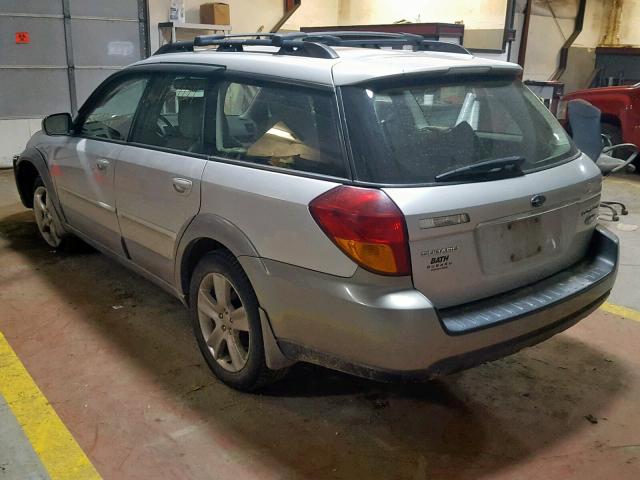 4S4BP86C364332046 - 2006 SUBARU LEGACY OUT SILVER photo 3