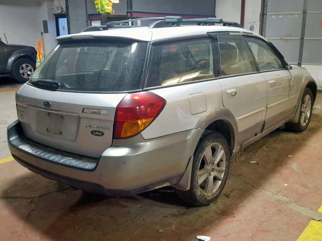 4S4BP86C364332046 - 2006 SUBARU LEGACY OUT SILVER photo 4