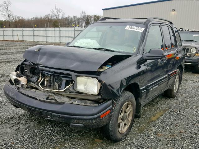 2CNBJ634736934591 - 2003 CHEVROLET TRACKER LT BLACK photo 2