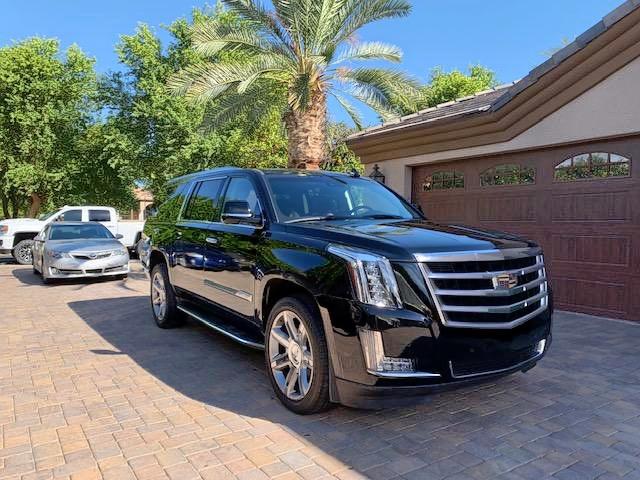 1GYS4HKJ4GR175143 - 2016 CADILLAC ESCALADE E BLACK photo 1