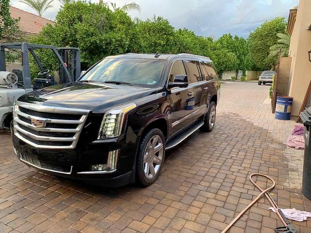 1GYS4HKJ4GR175143 - 2016 CADILLAC ESCALADE E BLACK photo 2