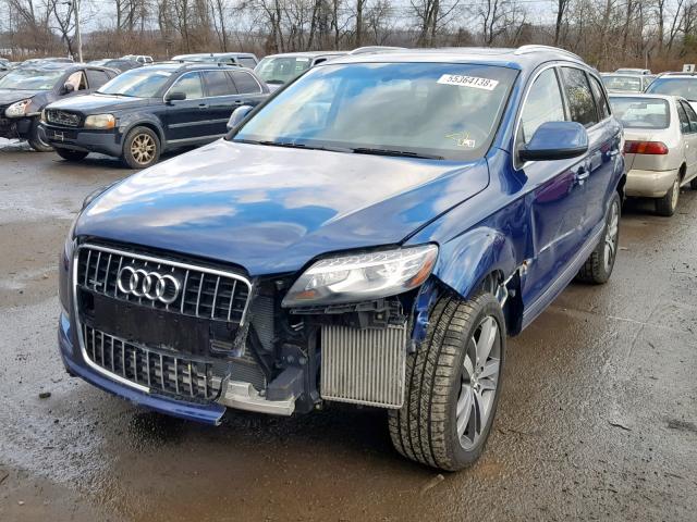 WA1LMAFE0FD022215 - 2015 AUDI Q7 TDI BLUE photo 2