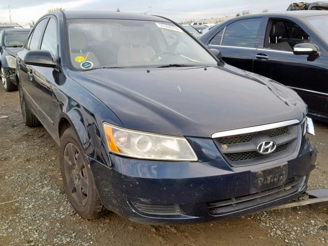 5NPET46C66H098100 - 2006 HYUNDAI SONATA GL BLUE photo 1