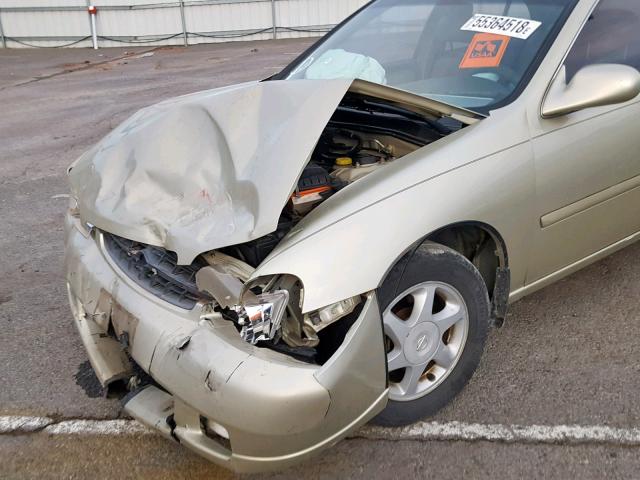 1N4DL01D8WC150879 - 1998 NISSAN ALTIMA XE BEIGE photo 9