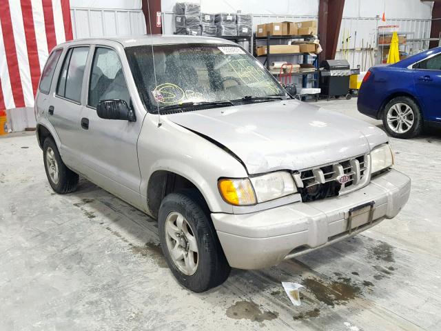 KNDJB7231Y5666488 - 2000 KIA SPORTAGE GRAY photo 1