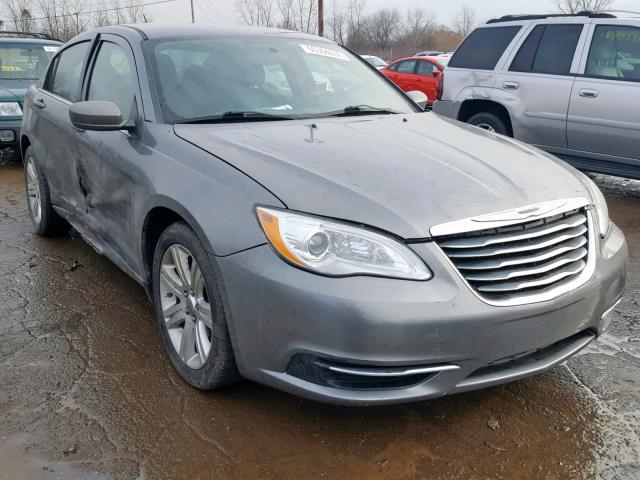 1C3CCBAB7DN705326 - 2013 CHRYSLER 200 LX GRAY photo 1