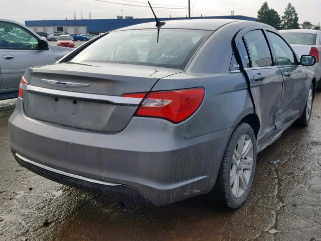 1C3CCBAB7DN705326 - 2013 CHRYSLER 200 LX GRAY photo 4