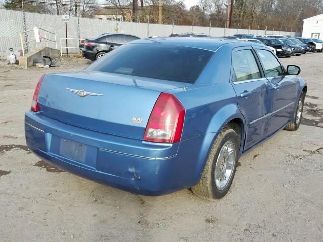 2C3KA53G67H764134 - 2007 CHRYSLER 300 TOURIN BLUE photo 4