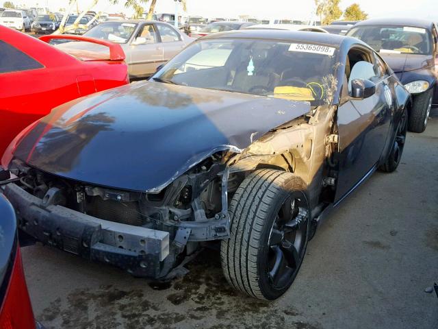 JN1BZ34E38M750439 - 2008 NISSAN 350Z COUPE BLUE photo 2