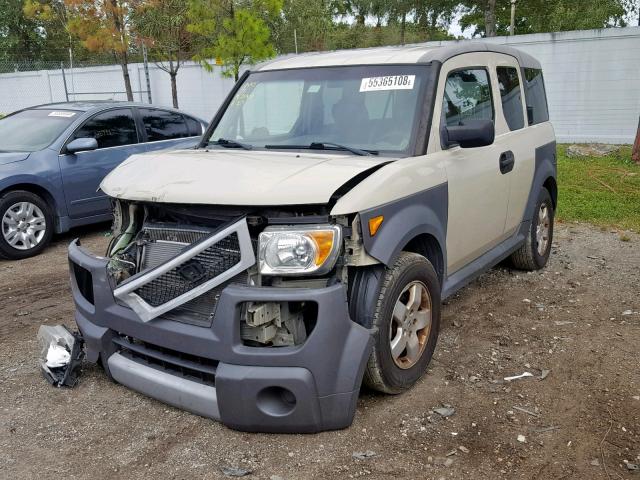 5J6YH18625L011950 - 2005 HONDA ELEMENT EX TAN photo 2