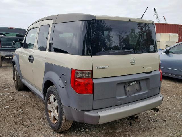 5J6YH18625L011950 - 2005 HONDA ELEMENT EX TAN photo 3