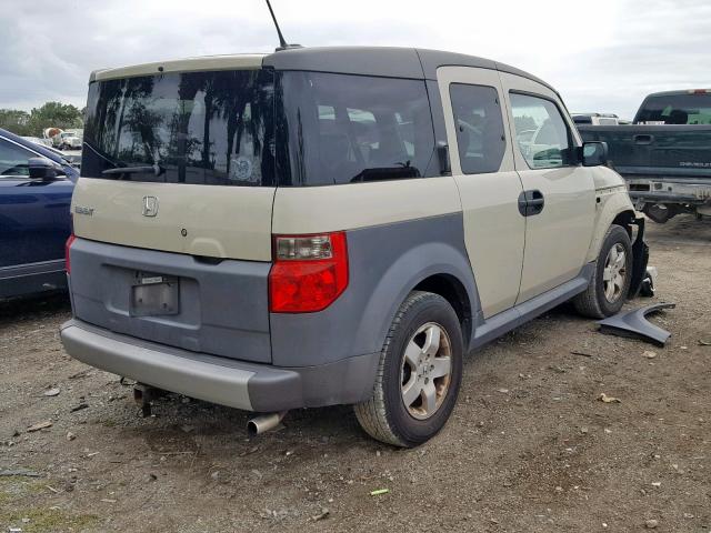 5J6YH18625L011950 - 2005 HONDA ELEMENT EX TAN photo 4