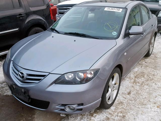 JM1BK323361506243 - 2006 MAZDA 3 S SILVER photo 2