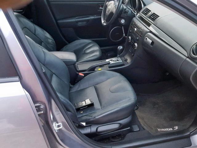 JM1BK323361506243 - 2006 MAZDA 3 S SILVER photo 5