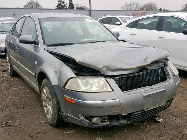 WVWPD63B23P055967 - 2003 VOLKSWAGEN PASSAT GLS GRAY photo 1