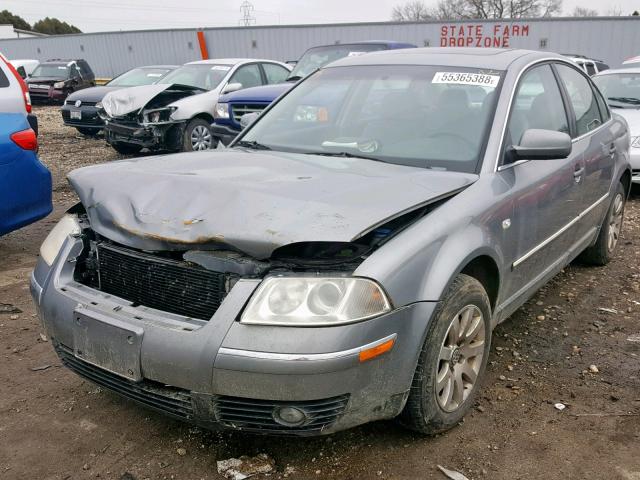 WVWPD63B23P055967 - 2003 VOLKSWAGEN PASSAT GLS GRAY photo 2