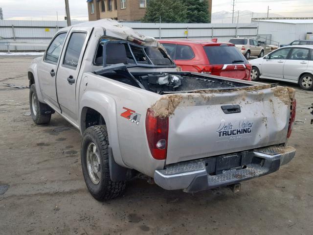 1GCDT136068215659 - 2006 CHEVROLET COLORADO SILVER photo 3