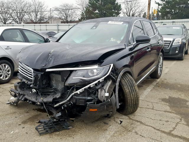 2LMTJ8LR8GBL84329 - 2016 LINCOLN MKX RESERV BLACK photo 2