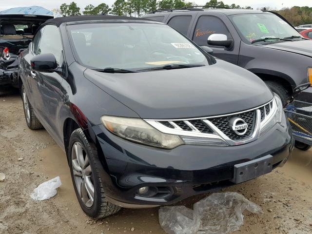 JN8AZ1FY2CW100328 - 2012 NISSAN MURANO CRO BLACK photo 1