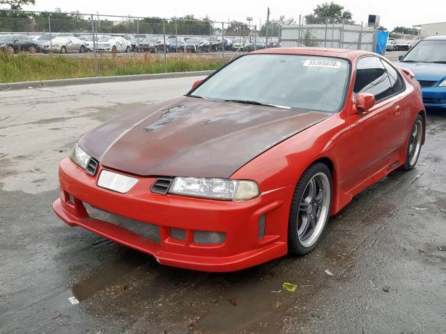 JHMBB2258PC000665 - 1993 HONDA PRELUDE SI RED photo 2