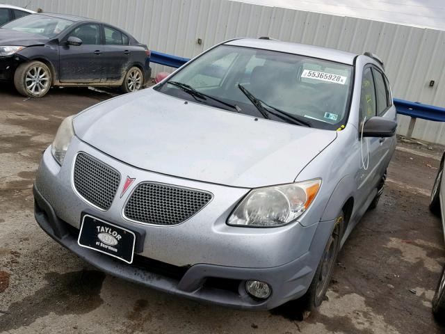 5Y2SL65857Z421767 - 2007 PONTIAC VIBE SILVER photo 2