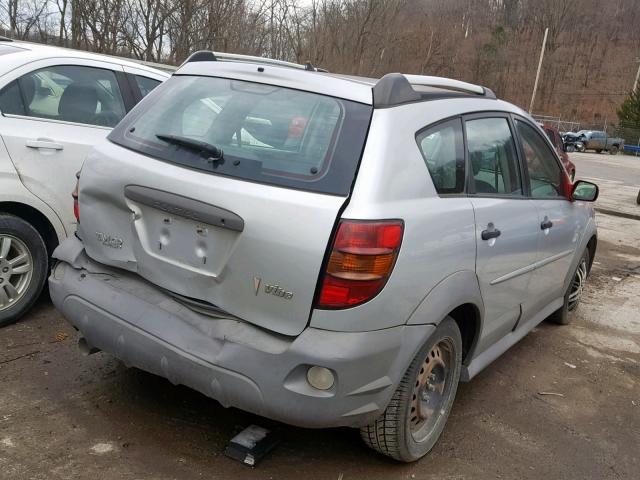 5Y2SL65857Z421767 - 2007 PONTIAC VIBE SILVER photo 4