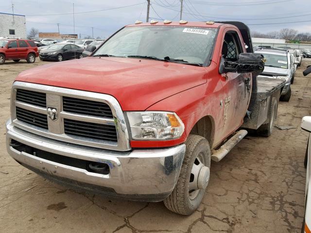 3C7WDTAL4CG212170 - 2012 DODGE RAM 3500 S RED photo 2