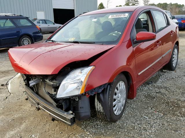 3N1AB6AP9AL613223 - 2010 NISSAN SENTRA 2.0 RED photo 2