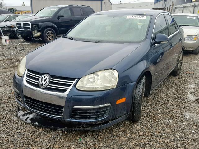 3VWST71K76M665408 - 2006 VOLKSWAGEN JETTA TDI BLUE photo 2