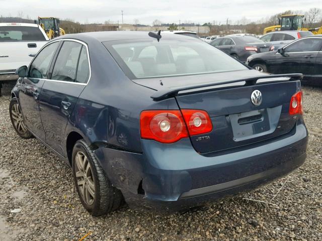 3VWST71K76M665408 - 2006 VOLKSWAGEN JETTA TDI BLUE photo 3