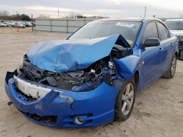 JM1BK123361459848 - 2006 MAZDA 3 S BLUE photo 2