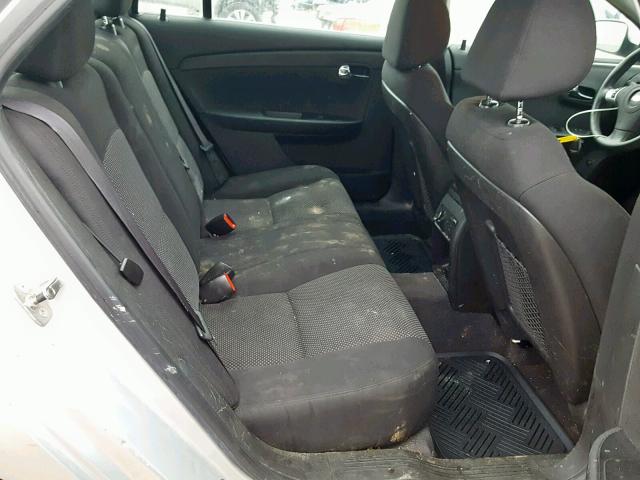 1G1ZC5E11BF348217 - 2011 CHEVROLET MALIBU 1LT 银色 照片 6