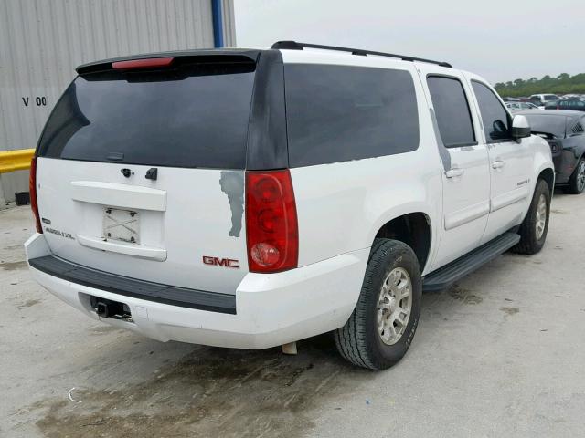 1GKFC16047J197438 - 2007 GMC YUKON XL C WHITE photo 4