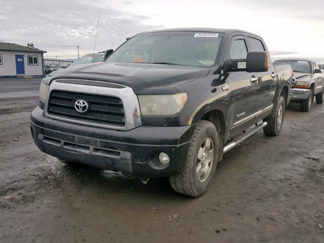 5TBDV54117S484490 - 2007 TOYOTA TUNDRA CRE BLACK photo 2